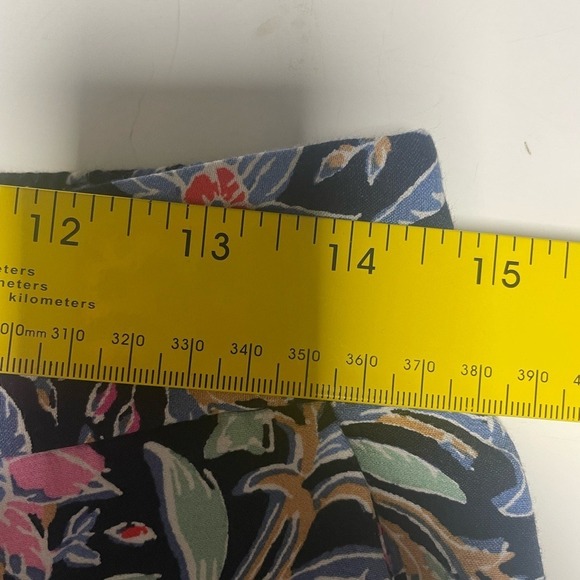 LOFT Fluid Spring Bloom Wide Leg Floral Cropped Pants Women's Small - Picture 7 of 8